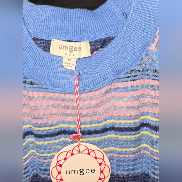 Umgee Multicolor Striped Sweater - Picture 4 of 4